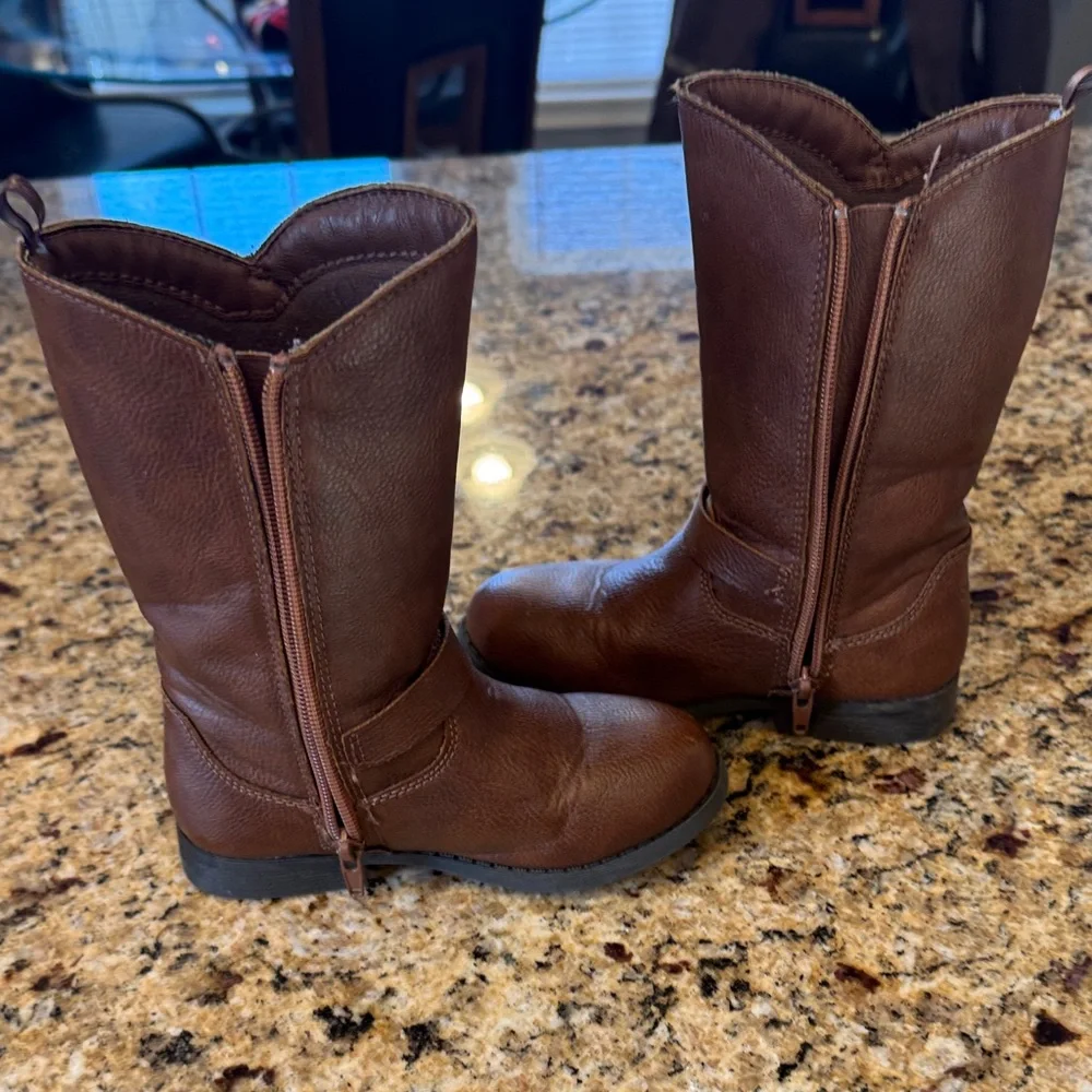 OshKosh B'gosh Brown Leather Footwear - Picture 6 of 7